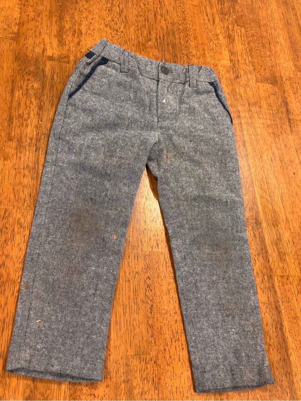 Elie Ballah Gray Straight-Leg Chinos - Classic Everyday Style size 3